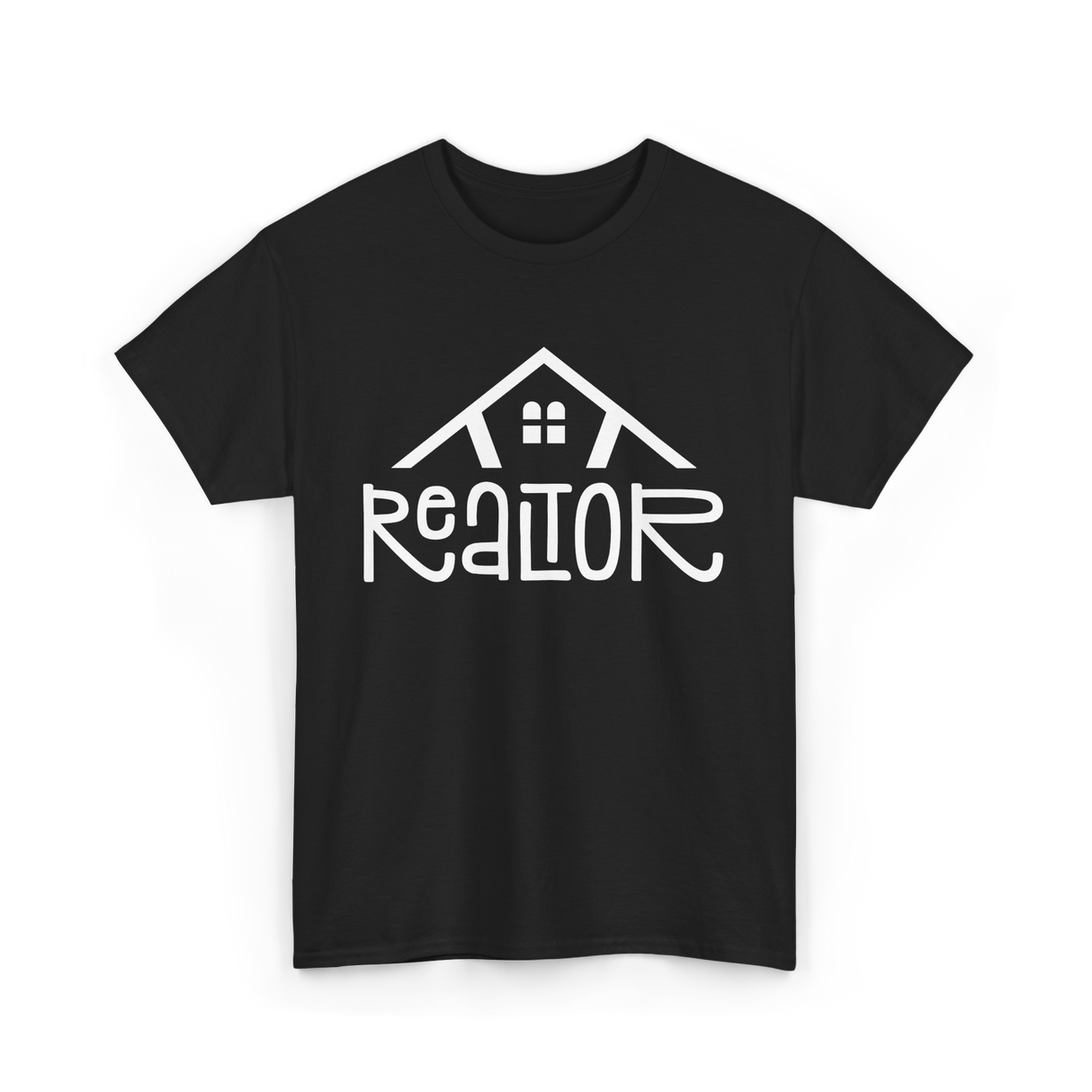 Realtor Real Estate Home T-Shirt - Black