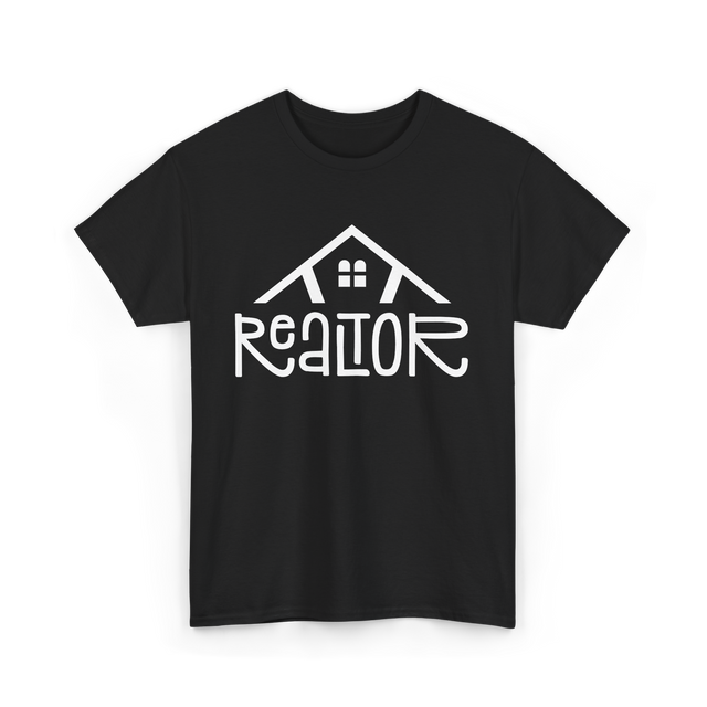 Realtor Real Estate Home T-Shirt - Black