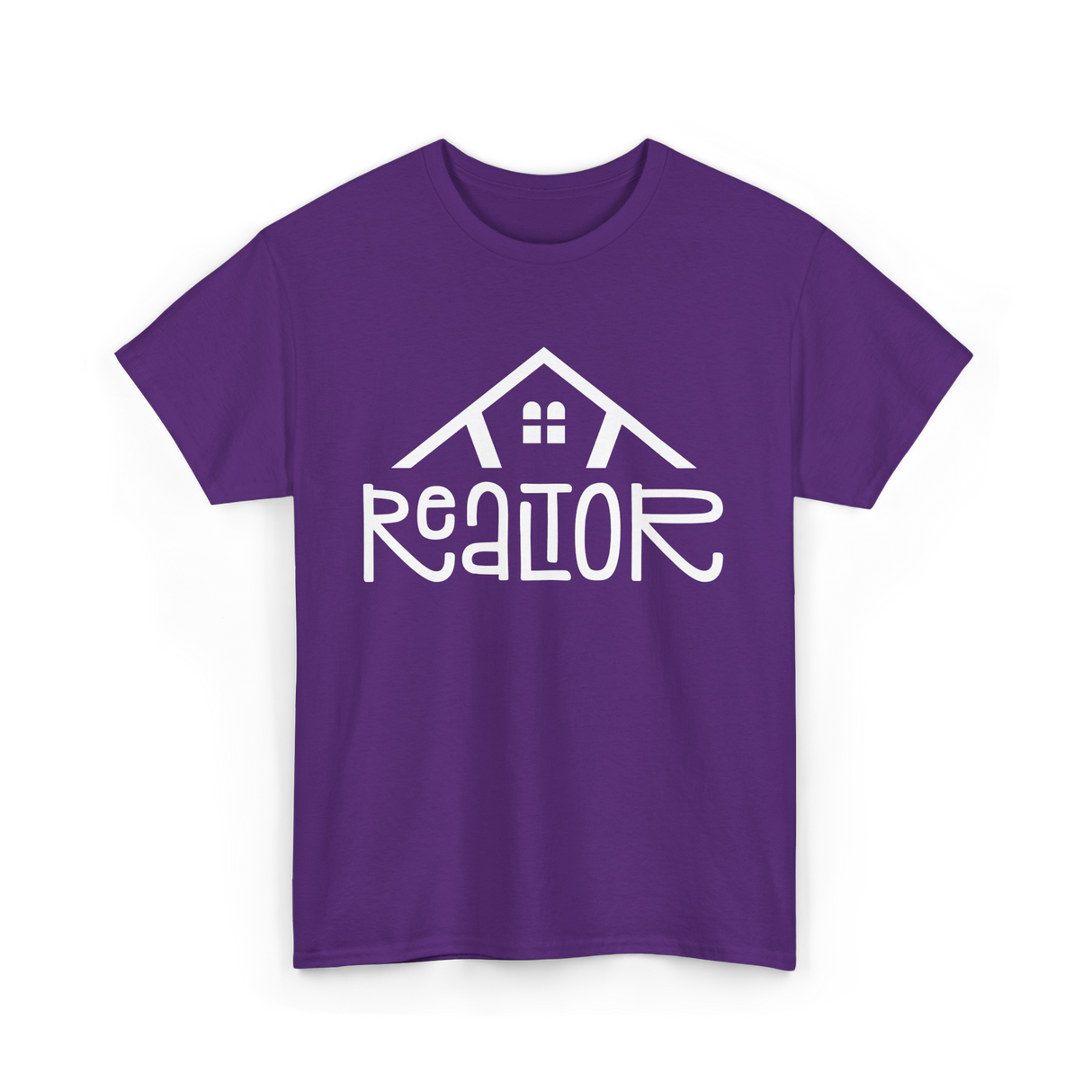 Realtor Real Estate Home T-Shirt - Purple