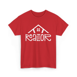 Realtor Real Estate Home T-Shirt - Red