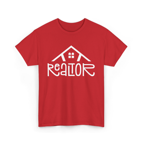 Realtor Real Estate Home T-Shirt - Red