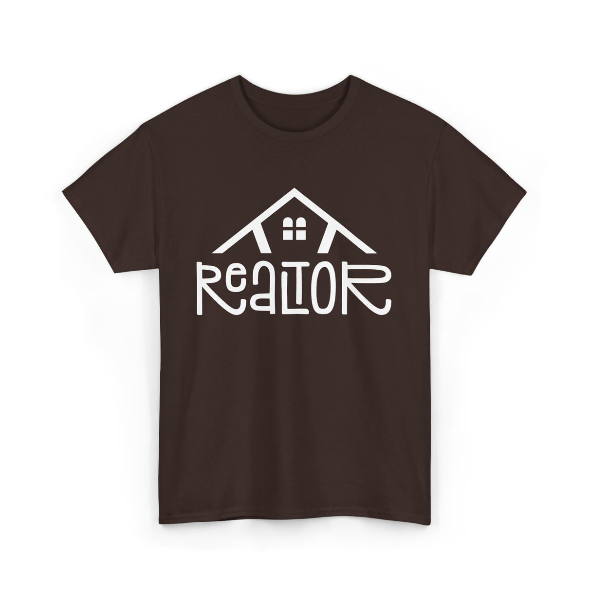 Realtor Real Estate Home T-Shirt - Dark Chocolate