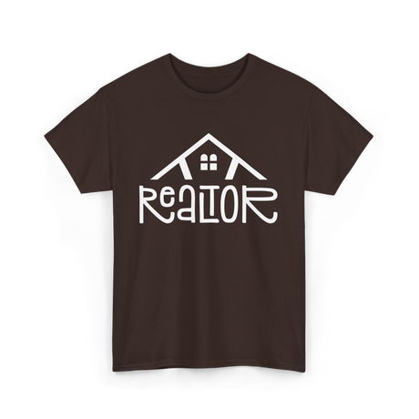 Realtor Real Estate Home T-Shirt - Dark Chocolate