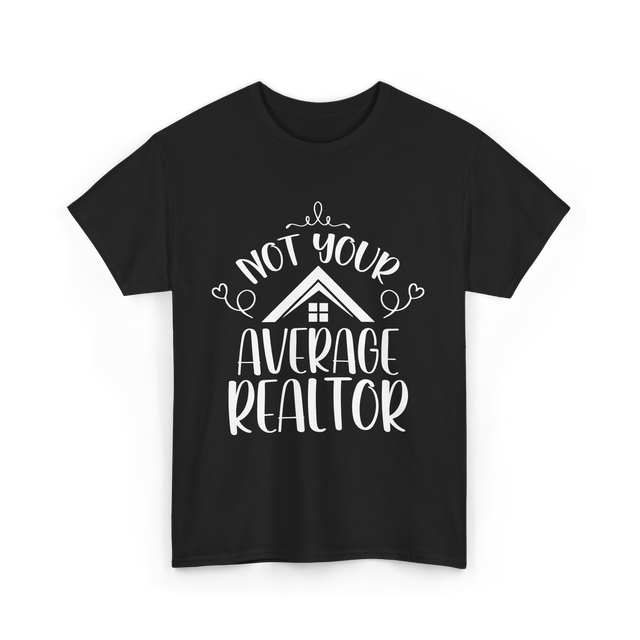 Realtor Real Estate T-Shirt - Black