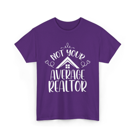 Realtor Real Estate T-Shirt - Purple