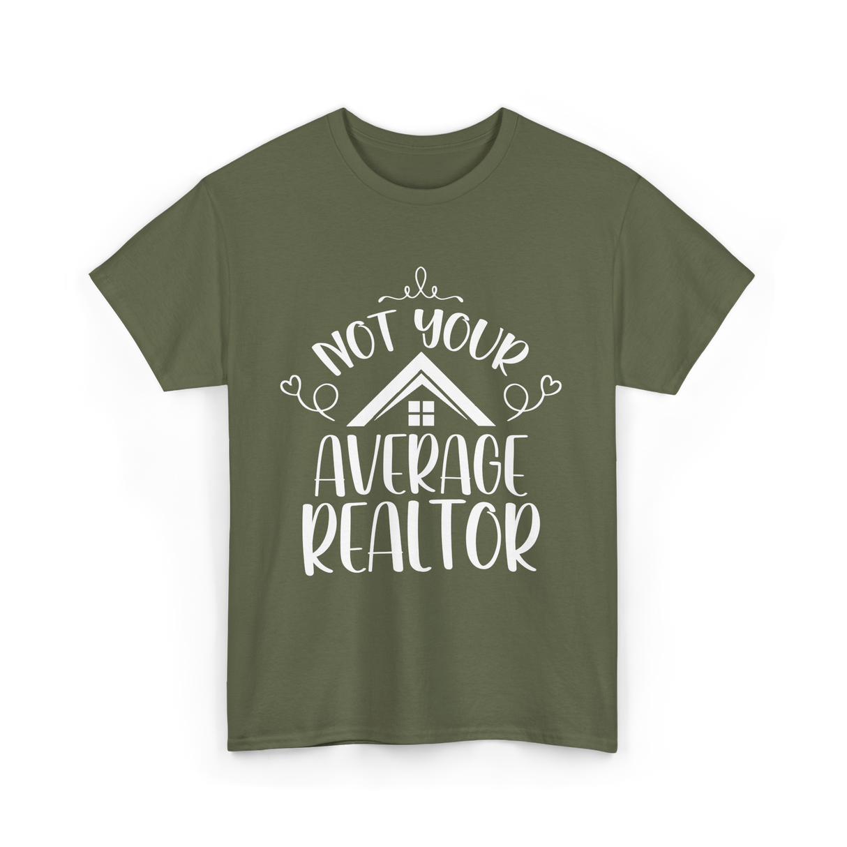 Realtor Real Estate T-Shirt - Military Green