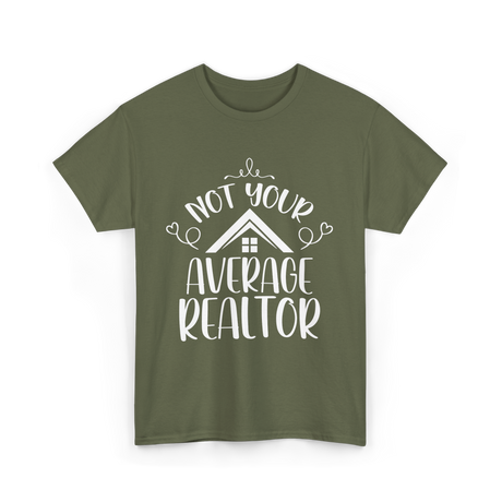 Realtor Real Estate T-Shirt - Military Green