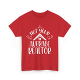 Realtor Real Estate T-Shirt - Red