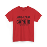 Recruitment Is My Cardio HR Recruiter T-Shirt - Red