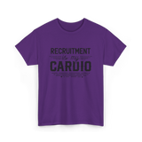 Recruitment Is My Cardio HR Recruiter T-Shirt - Purple