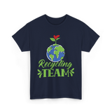 Recycling Team Earth Environment T-Shirt - Navy