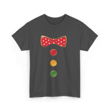 Red Bow Tie Clown Costume T-Shirt - Dark Heather