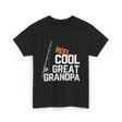 Reel Cool Great Grandpa Fishing T-Shirt - Black