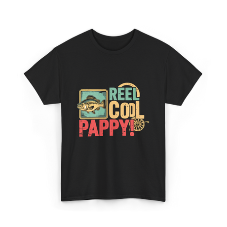 Reel Cool Pappy Fishing T-Shirt - Black