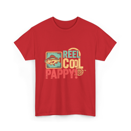 Reel Cool Pappy Fishing T-Shirt - Red