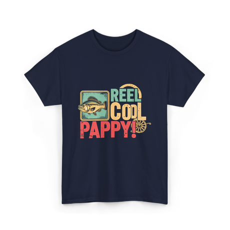 Reel Cool Pappy Fishing T-Shirt - Navy