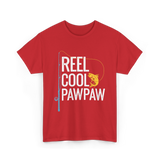 Reel Cool Pawpaw Fishing T-Shirt - Red