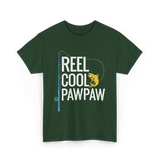 Reel Cool Pawpaw Fishing T-Shirt - Forest Green