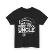 Reel Cool Uncle Fishing Uncle T-Shirt - Black