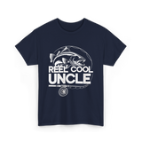 Reel Cool Uncle Fishing Uncle T-Shirt - Navy