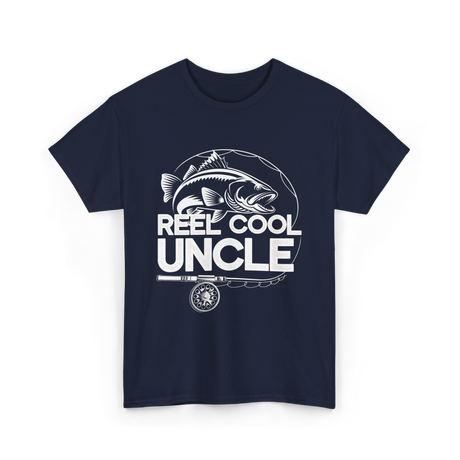 Reel Cool Uncle Fishing Uncle T-Shirt - Navy