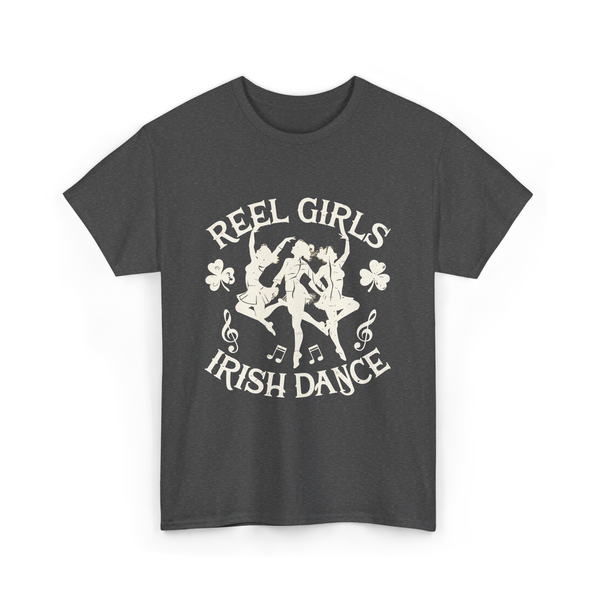 Reel Girls Irish Dance Irish Dance T-Shirt - Dark Heather