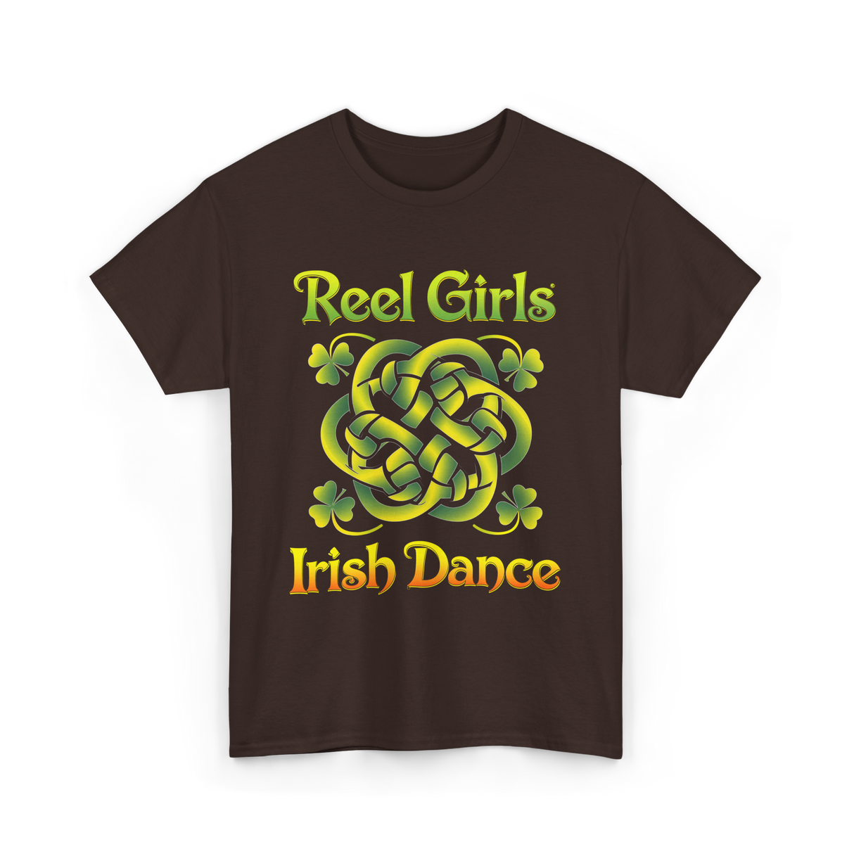 Reel Girls Irish Dance Irish Dancer T-Shirt - Dark Chocolate