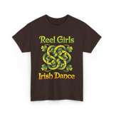 Reel Girls Irish Dance Irish Dancer T-Shirt - Dark Chocolate