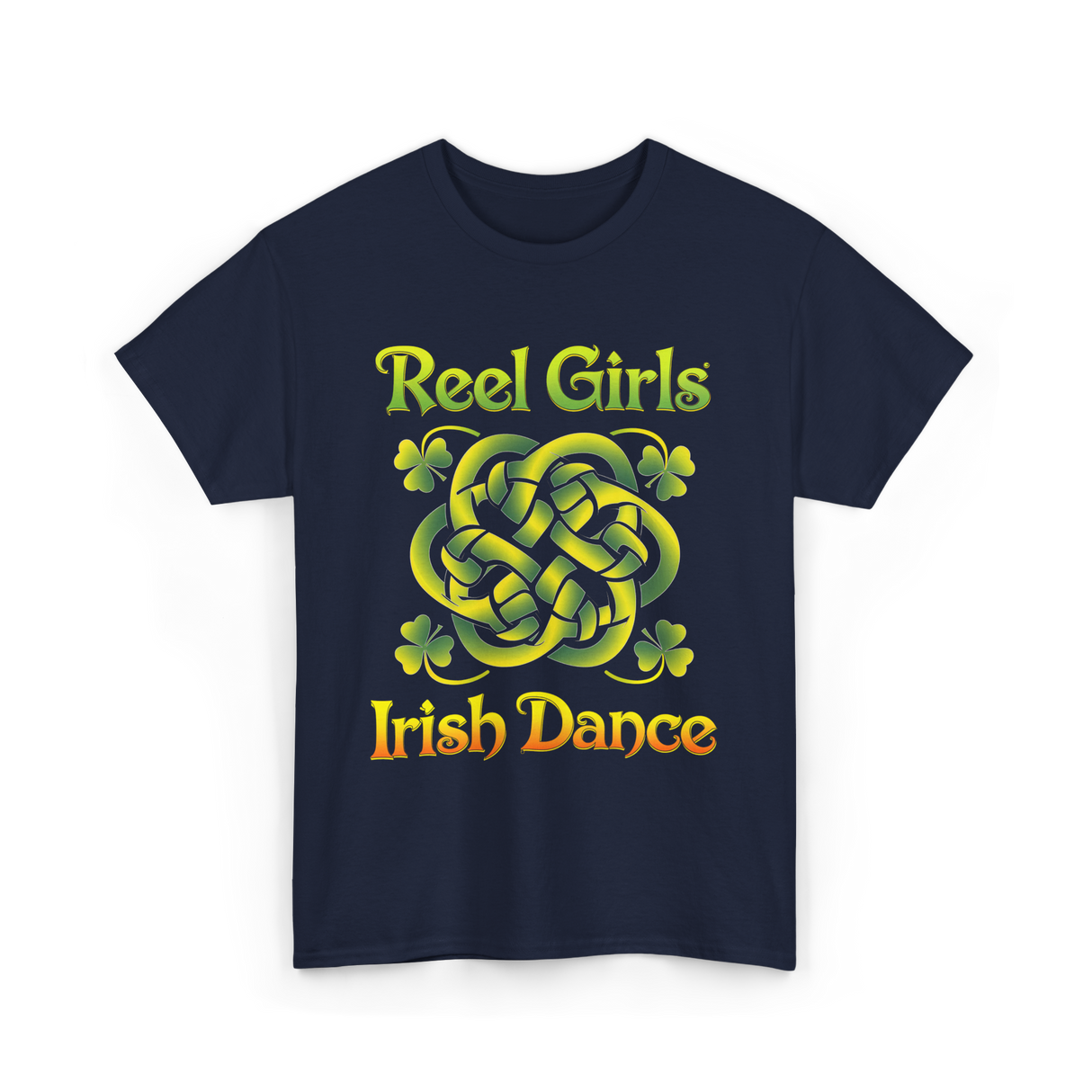 Reel Girls Irish Dance Irish Dancer T-Shirt - Navy