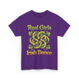 Reel Girls Irish Dance Irish Dancer T-Shirt - Purple