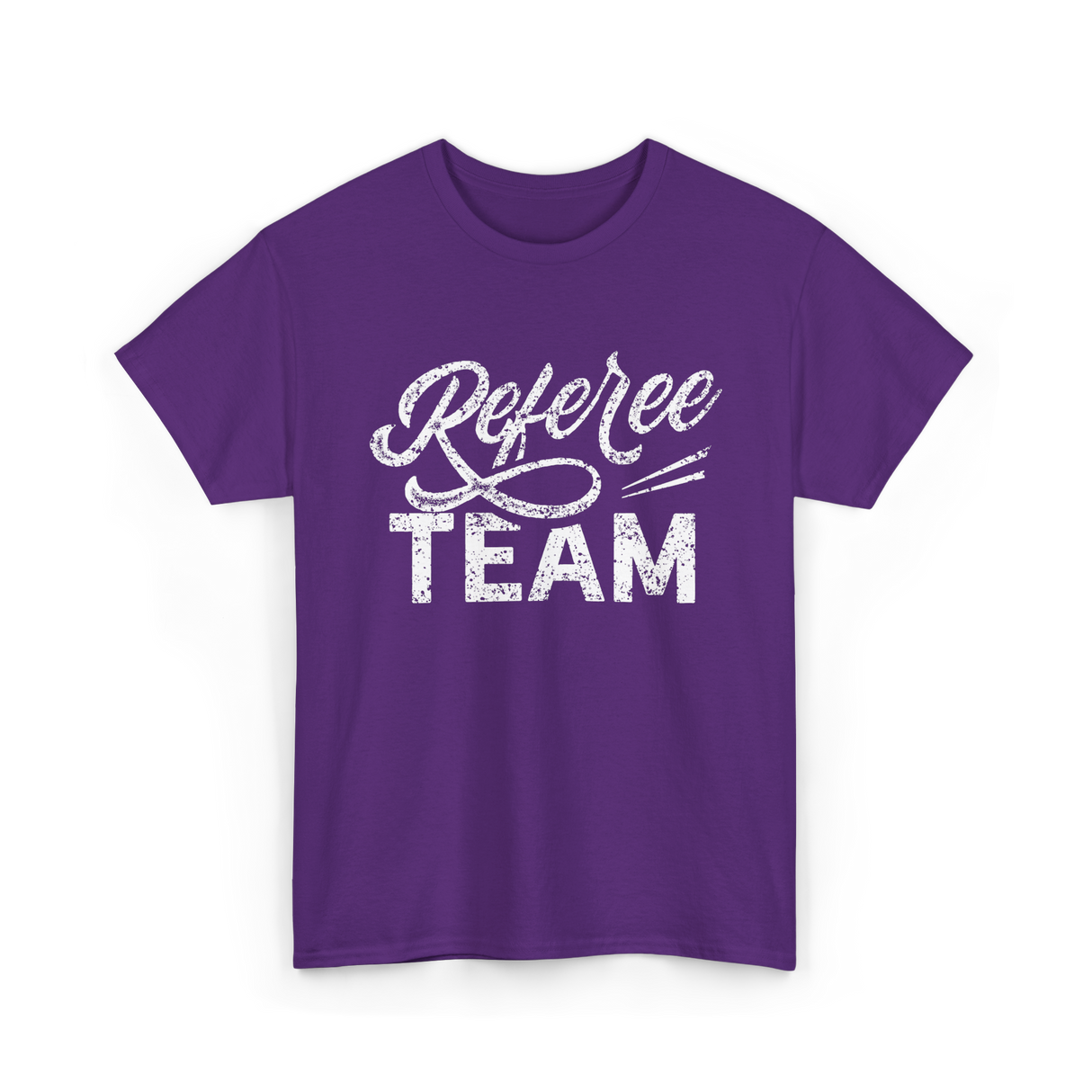 Referee Team Referee Sports T-Shirt - Purple