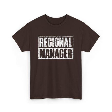 Regional Manager Management T-Shirt - Dark Chocolate