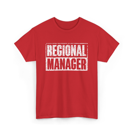 Regional Manager Management T-Shirt - Red