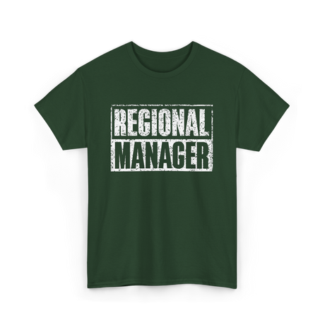 Regional Manager Management T-Shirt - Forest Green