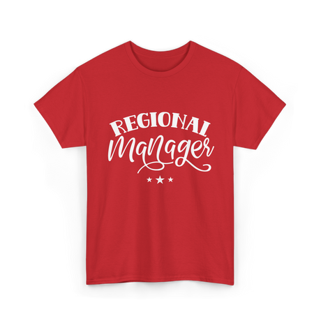 Regional Manager T-Shirt - Red