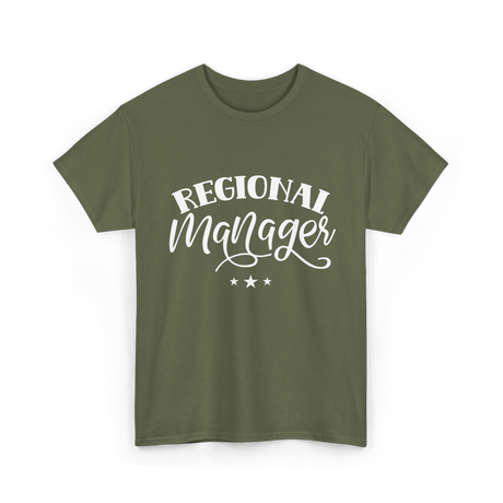 Regional Manager T-Shirt - Military Green