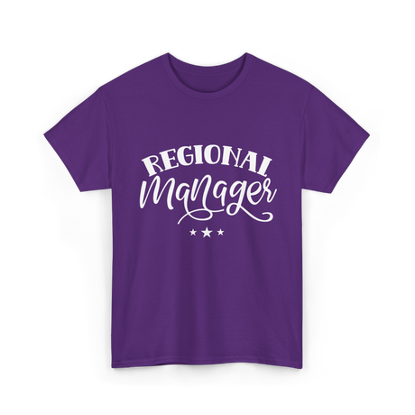 Regional Manager T-Shirt - Purple