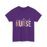 registered nurse appreciation healthcare T-Shirt - Purple