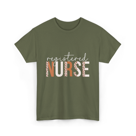 registered nurse appreciation healthcare T-Shirt - Military Green