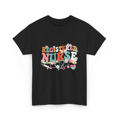 Registered Nurse Nursing Nurse T-Shirt - Black