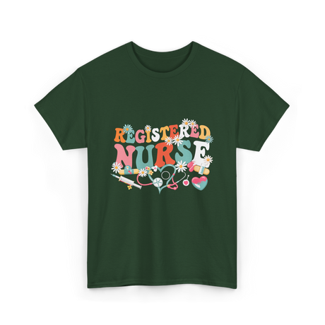 Registered Nurse Nursing Nurse T-Shirt - Forest Green