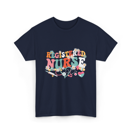 Registered Nurse Nursing Nurse T-Shirt - Navy