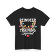 Reindeer Training Squad Reindeer T-Shirt - Black