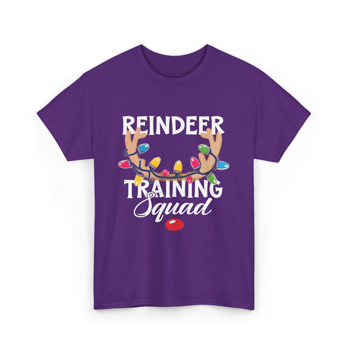 Reindeer Training Squad Reindeer T-Shirt - Purple