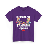 Reindeer Training Squad Reindeer T-Shirt - Purple