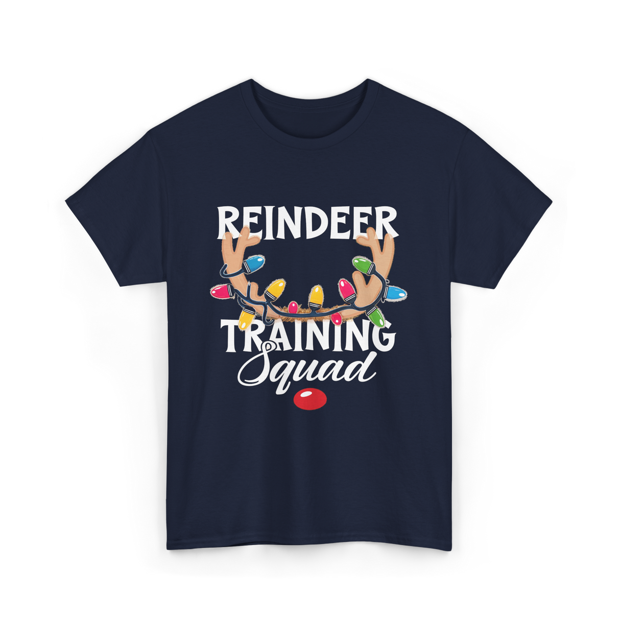 Reindeer Training Squad Reindeer T-Shirt - Navy