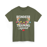 Reindeer Training Squad Reindeer T-Shirt - Military Green