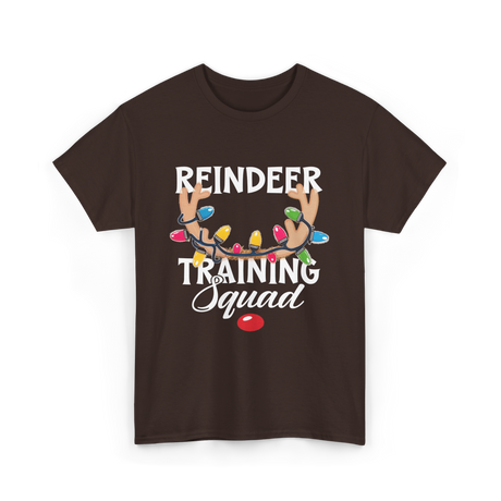 Reindeer Training Squad Reindeer T-Shirt - Dark Chocolate