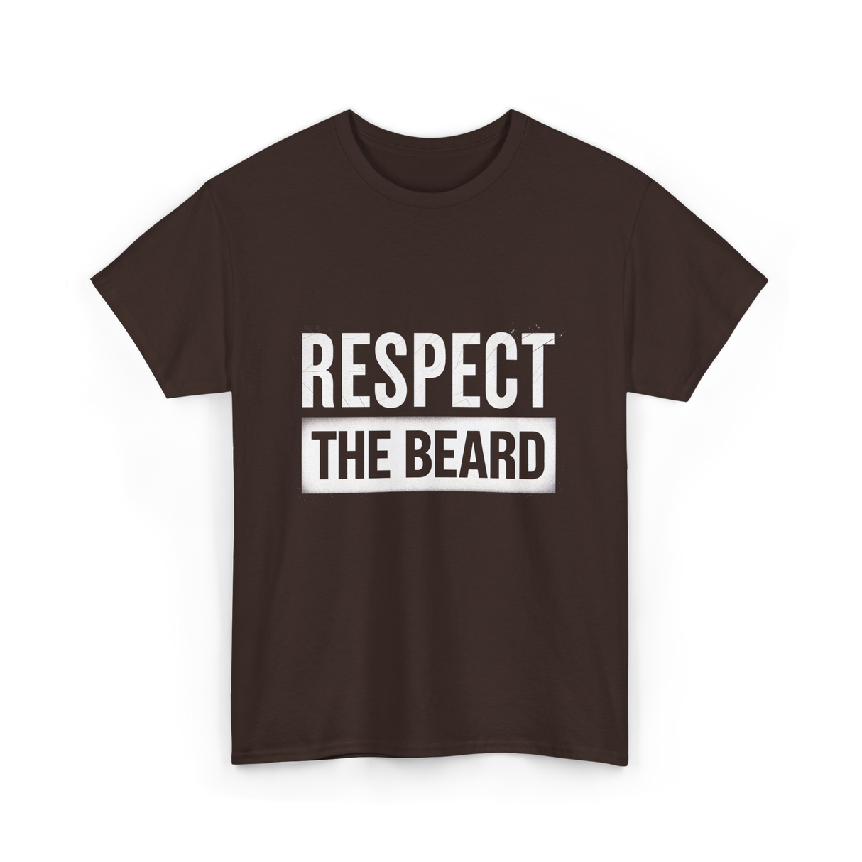 Respect The Beard T-Shirt - Dark Chocolate