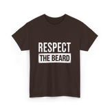 Respect The Beard T-Shirt - Dark Chocolate